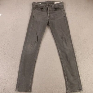 rag & bone Jeans Mens 30 Gray Lorimer Cotton Denim Pants Fit 2 USA 30x34 $225 - Picture 1 of 13