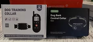 Dog Training Collar with Remote - Rechargeable Dog Shock Collar Lot Of 2 Sets - Picture 1 of 12