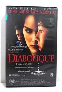 DIABOLIQUE ORIGINAL RAODSHOW RELEASE 1996 ACTION THRILLER VHS MOVIE PAL - Picture 1 of 4