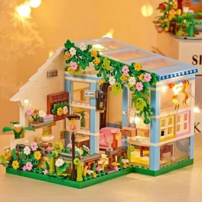 Midsummer garden  Building Set  Building Blocks Toy With light pastoral style - Image 1 of 4