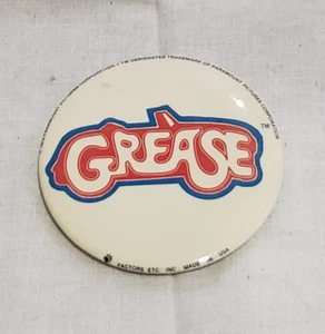 GREASE Movie Button | *1978* Vintage Paramount Pictures 3" Pinback - Imagen 1 de 5