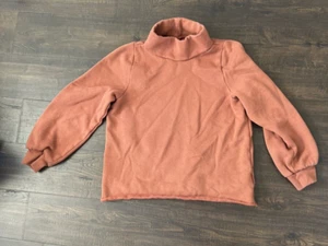 Madewell MWL Make Weekends Longer Long Sleeve Orange Sweatshirt Size Small - Bild 1 von 5