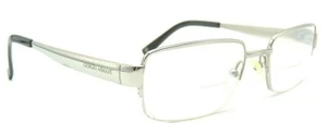 Monturas de gafas Giorgio Armani GA 470 plateadas de media montura 53 19 135 - Imagen 1 de 9