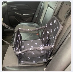 Pet Dog Car Seat Booster for Dogs Travel Car Carrier Basket with Clip-on Safety  - Picture 1 of 2