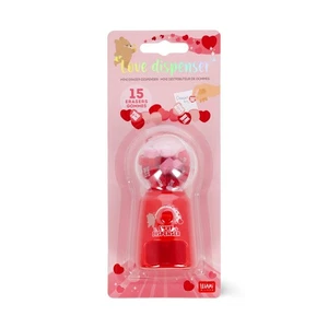LEGAMI Mini-Radiergummi-Spender, Love-Dispenser, Radiergummi-Auromat, Herzradier - Bild 1 von 7