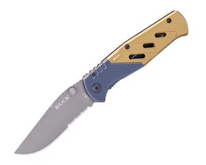 Buck 736 Tactical Folding Pocketknife Combo 3 inch Clip Point - Picture 1 of 3