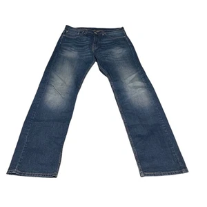 Levis Herren blau Medium Wash Staright Leg Jeans 33x32 Freizeit Western Workwear - Bild 1 von 8