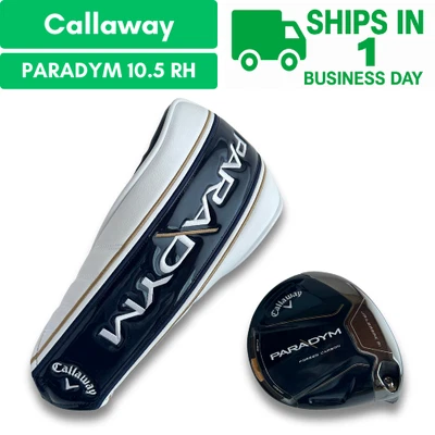 Callaway Paradym 10,5 gradi driver solo testa RH con copricapo USATO SPEDIZIONE VELOCE - Immagine 1 di 4