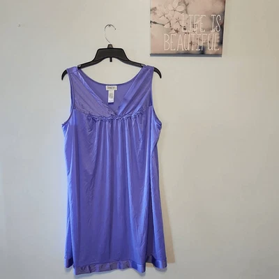 Vestido de noche vintage Vanity Fair Negligee grande L azul Foto 1 de 4