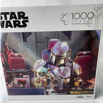 Star Wars The Mandalorian Disney Buffalo 1000 Piece Jigsaw Puzzle NEW - Image 1 of 4