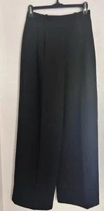 NEW Zara Basic Waist Trouser Pleated Dress Pants black XS - Picture 1 of 6