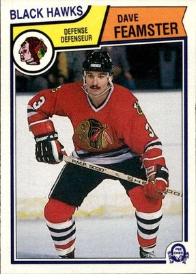 1983-84 O-Pee-Chee SET BREAK #100 Dave Feamster RC Rookie NMMT - Image 1 of 2