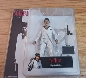 2005 Mezco Scarface The Player White Suit Tony Montana - Sealed - Picture 1 of 4
