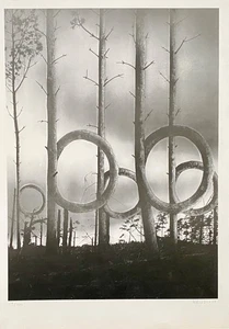 "Landschaft " , Werk handsigniert  von " HAWOLI ", 1974, Aufl. Nr. 9/100 - Bild 1 von 4