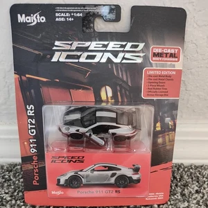 Maisto Speed Icons Porsche 911 GT2 RS Grey Limited Edition  - Picture 1 of 2