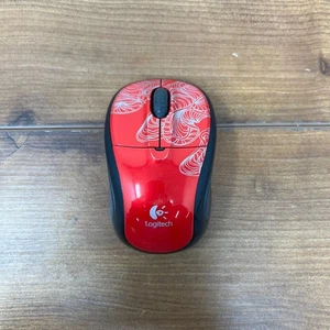 Logitech M305 Wireless Optical Mouse w/ Nano Receiver Red /w Silver Filament - Picture 1 of 6