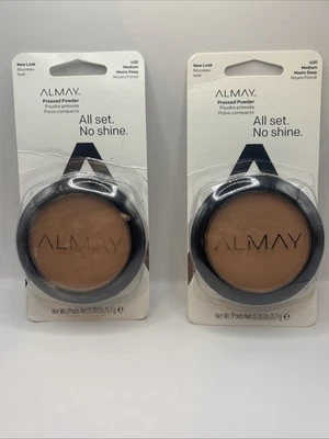 Almay Pressed Powder, 400 Medium Meet Deep Lot Of 2 New Sealed - Image 1 of 4