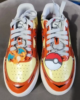 Zapatillas deportivas PUMA Basket clásicas personalizadas Pokémon Charizard Foto 1 de 4