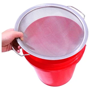Fine Mesh Paint Strainer 60 Mesh Stainless Steel Paint Filter Emulsion Honey ... - Picture 1 of 7