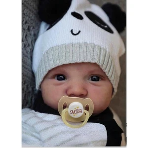 Poupée Reborn pour Garçons 20 Pouces Aiden Réaliste Bebe en Tissu Corps pour ... - Afbeelding 1 van 7