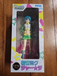 SEGA Project Diva Arcade Future Tone Hatsune Miku Super Premium Figure Jersey - Picture 1 of 7