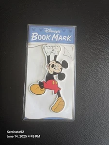 Walt Disney World Mickey Mouse Plastic Book Mark Vintage - Picture 1 of 7
