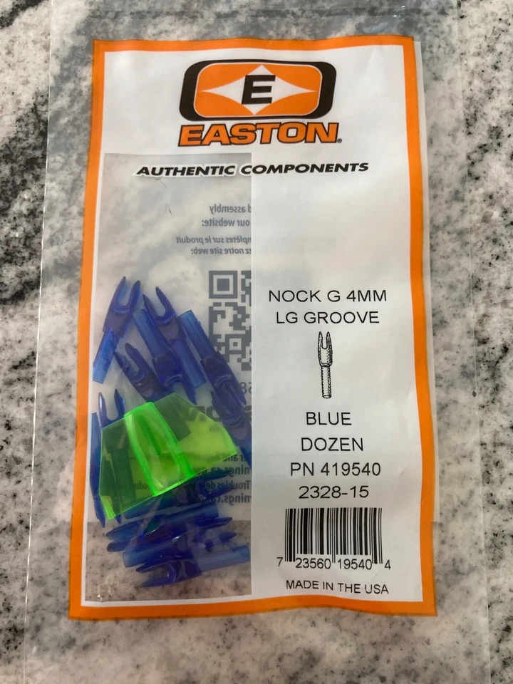 Easton - 4MM G NOCK LARGE BLUE - 12pk - Image 1 of 1