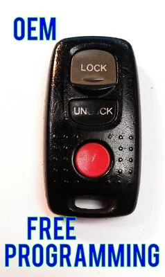 OEM 2000-2001 MAZDA MPV LLAVE ENTRADA REMOTA LLAVERO TRANSMISOR E4EG8D-320A-A Foto 1 de 4