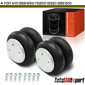 2Pcs Air Suspension Spring Bags for W01-358-6910 2B9-200 AZ812719 1003586910C - Picture 1 of 8