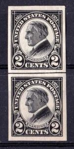 United States 611 Vertical Line Pair 1 MNH & 1 MH FREE SHIPPING!! - Picture 1 of 1
