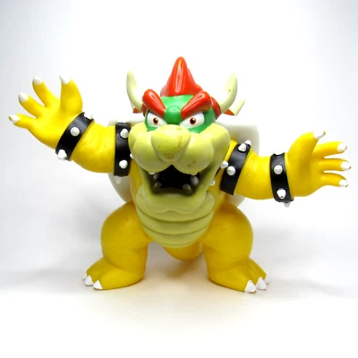 Bowser Action Figure 8" PVC 2010 Rare Nintendo Super Mario Bros - Image 1 of 4