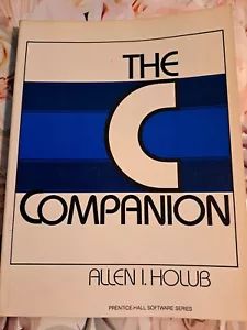 C Companion Allen I. Holub Paperback 1987 Software Series - Foto 1 di 3
