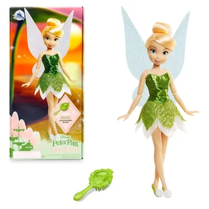 DISNEY STORE PETER PAN TINKER BELL PUPPE MIT HAARBÜRSTE 2020 2021 NEU - Bild 1 von 8