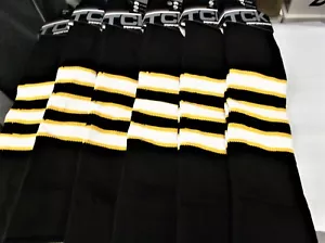 Nuevos calcetines de béisbol TCK negros/dorados/blancos/dorados - Imagen 1 de 2