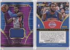 2013-14 Panini Select Select Swatches Purple Prizm /99 Andre Drummond #29