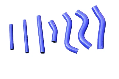 ✅Mangueras de radiador de silicona para YZ250 1993-1995; WR250Z 1994-1997 azul Foto 1 de 4
