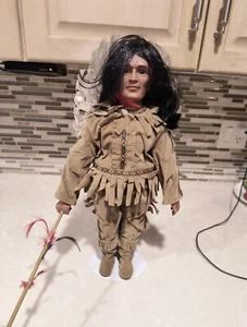 Dynasty Male. Indian Doll 20”  with stand, See Photos - Picture 1 of 11