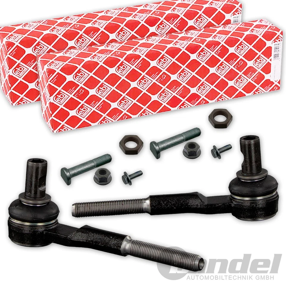 2x FEBI SPURSTANGENKOPF für AUDI A4 8D B5 8E B6 B7 A6 4B C5 4F C6 SKODA SUPERB - Bild 1 von 1