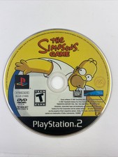 The Simpsons Game PlayStation 2 PS2 Game (2007) Tested DISC ONLY RESURFACED DISC