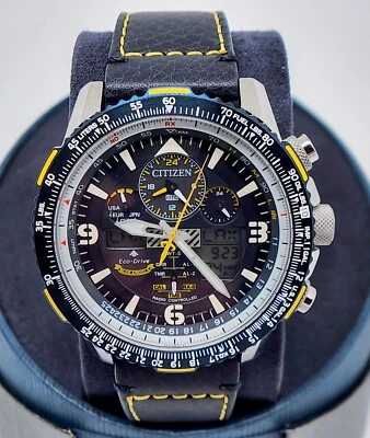 Citizen Blue Angels JY8078-01L Promaster Skyhawk Eco-Drive A-T Men's Watch - Image 1 of 4