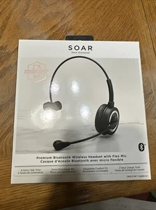 SOAR Wireless Headset With Flex Mic 30ft Range SEALED - Picture 1 of 2
