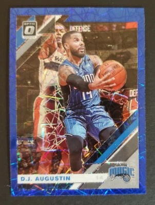 2019-20 Donruss Optic #5 D.J. Augustin MAGIC Blue Velocity Basketball card NM/MT - Image 1 of 2