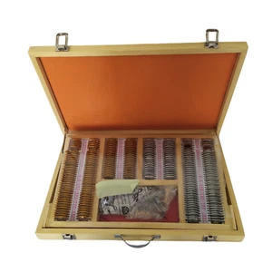 Set Lenti Trial 225 Pezzi in Scatola di Legno per Oftalmologia Con Spedizione Gratuita  - Foto 1 di 12