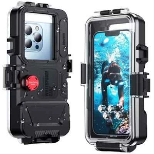 Underwater Case iPhone 16/15/14/13/12 Diving Phone Case Operated Underwater 30M - Picture 1 of 10