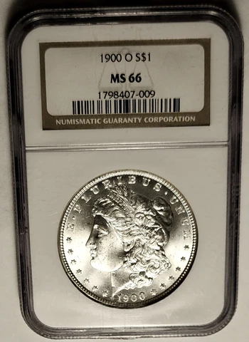 CHOICE 1900-O MORGAN SILVER DOLLAR NGC MS-66 OH EXQUISITE BLAST WHITE FROSTY GEM Cover