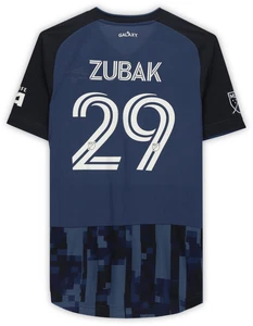 Ethan Zubak LA Galaxy Signed Match-Used #29 Blue Jersey - 2020 MLS Season - Picture 1 of 4