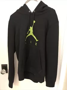 Felpa con cappuccio pullover in pile Nike Air Jordan, con etichette, Med, Nike# 942775-017 - Foto 1 di 4