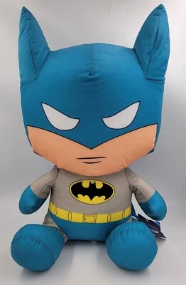 Muñeca de peluche Batman DC Comics Liga de la Justicia 21" juguete fábrica bebé azul con etiqueta rara Foto 1 de 4