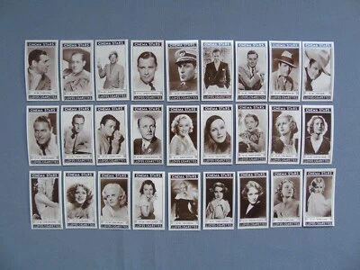 Lloyd Set of 27 Cinema Stars Glossy Nd 28-54 (1934) - Very Good - Image 1 of 4