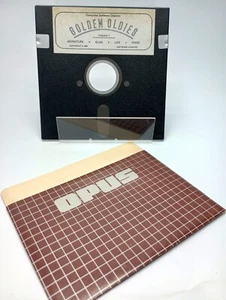 Golden Oldies v1 - Commodore 64/128 C64 - 5.25" Floppy Disk and Sleeve - TESTED - Picture 1 of 3